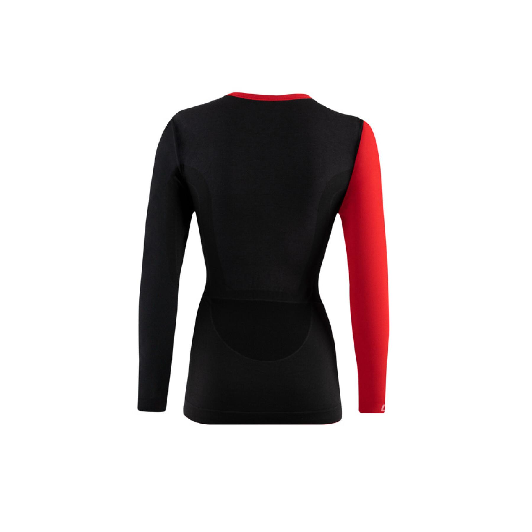 Women's long-sleeved undershirt with round neck Lenz Merino 6.0