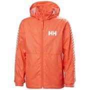 Waterproof jacket with stripes for kids Helly Hansen