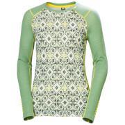 Merino wool undershirt for women Helly Hansen Lifa Graphi